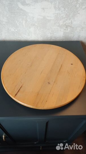 IKEA Поднос вращающийся, массив дерева snudda