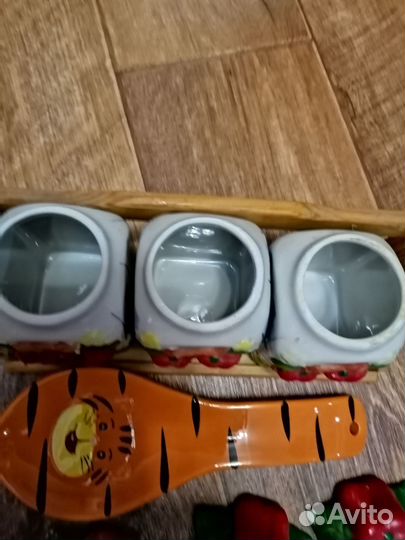 Баночки для специй СССР и подставка