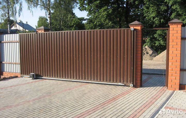 Откатные ворота под ключ