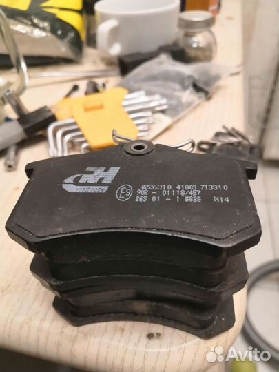 Тормозные колодки WV/Seat/Peugeot