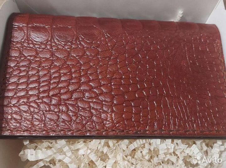 Обложка на паспорт из натуральной кожи ручной рабо