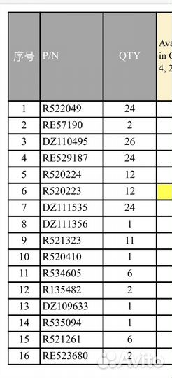 Ремкомплект гбц