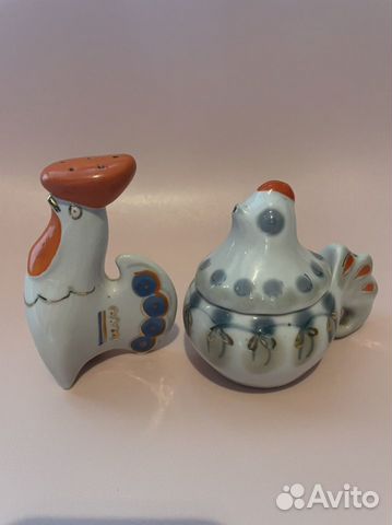 Фарфор солонка/горчичница СССР
