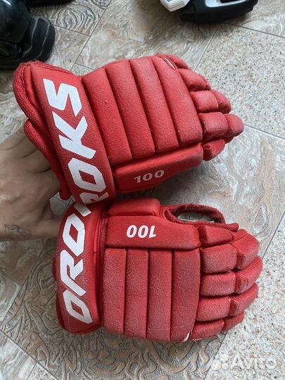 Краги хоккейные детские