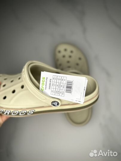 Сабо Crocs Classic Clog Унисекс Бежевые