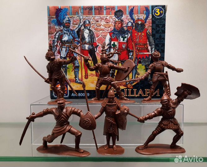 Солдатики Пираты Индейцы Арк Модел 1/32 за 8 шт