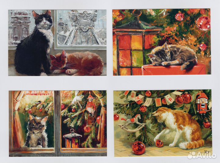 Открытки наборы Пушистое счастье Павлова Саханов