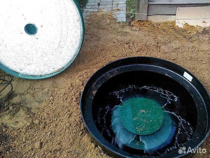 Переливной септик на 5 человек без откачки