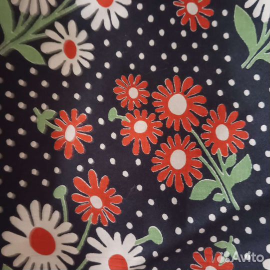 Отрез ткани хлопок СССР