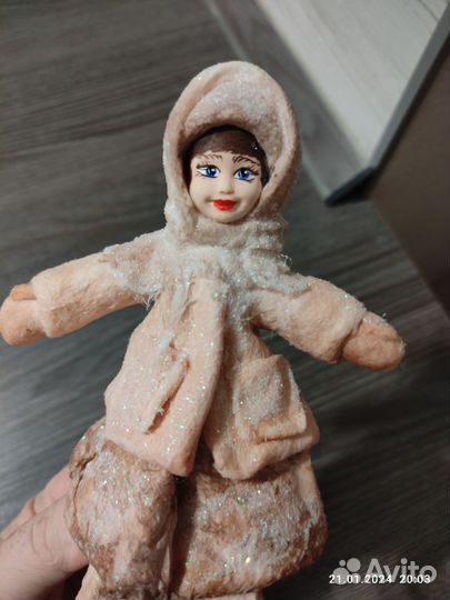 Ватные ёлочные игрушки 