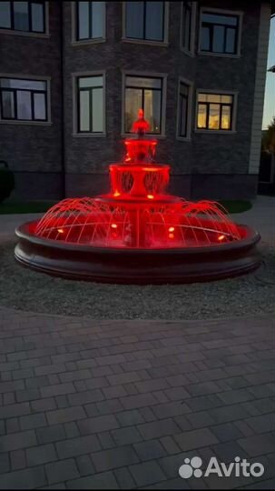 Фонтаны парковые с бассейном