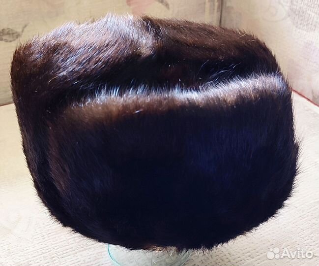 Норковая шапка мужская