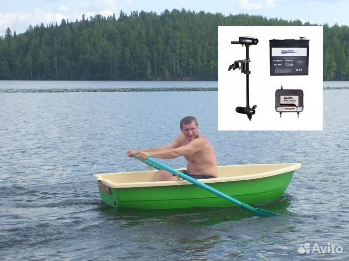 Моторно-вёсельная лодка Тортилла Sea-Pro T24/60