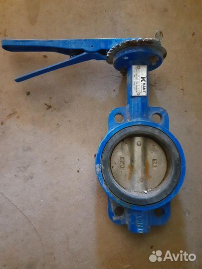 Затвор дисковый поворотный Kvant Ду100 Ру16