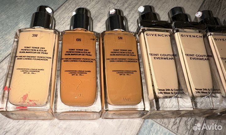 Тональные крема Dior и Givenchy
