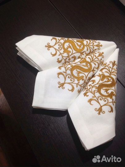 Салфетки сервировочные с вышивкой