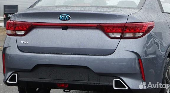 Бампер задний Kia Rio 4 рестайлинг 2020-2023