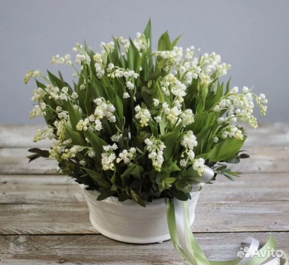 Ландыши корзины букеты