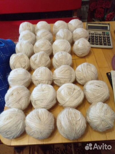 Пряду шерсть.пух