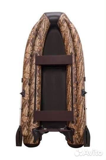 Лодка пвх allaska-390 drive LUX камуфляж (лес)