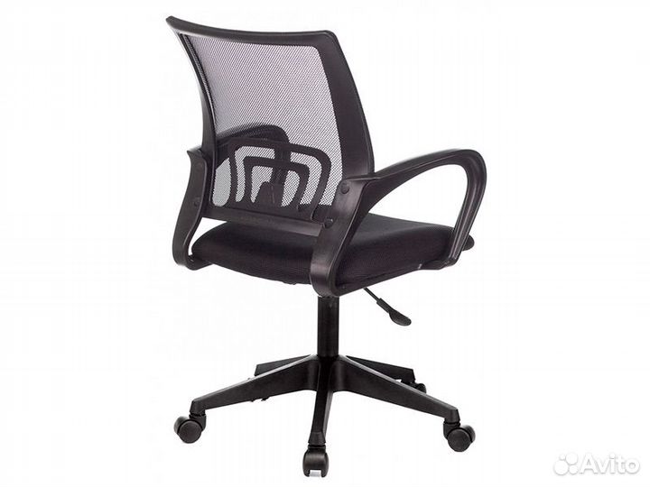 Кресло Бюрократ сн-695 пластик черный/сетка черна