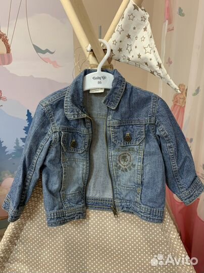Джинсовая куртка для девочки/мальчика