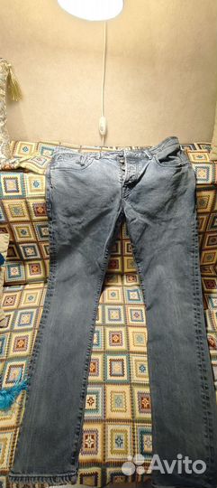 Джинсы мужские Scotch&soda, 34/34, серо синие, бу