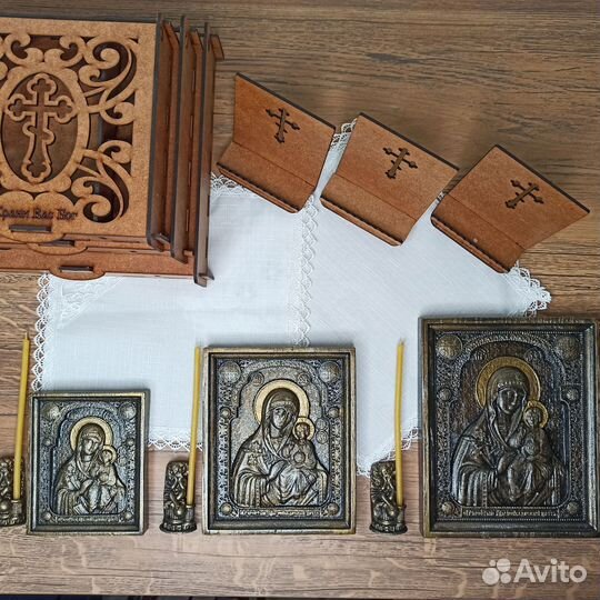 Икона Неувядаемый Цвет. подарочный комплект