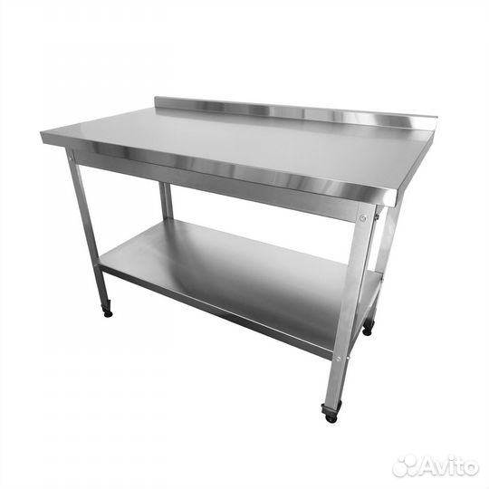 Стол разделочно-производственный С бортом И полкой