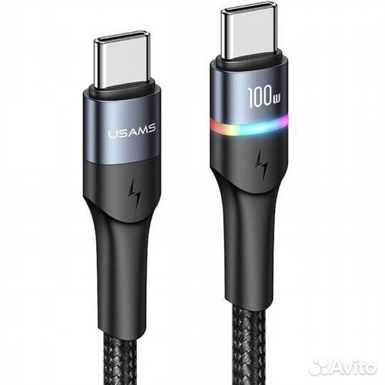 Кабель usams sj537, Type C 100w