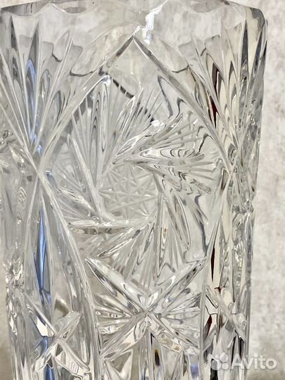 Хрустальная ваза 25 см СССР