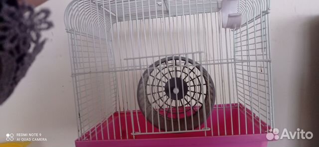 Клетка для хомяка с колесом