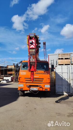 Аренда и услуги автокрана-вездехода, 30.7 м, с гуськом 9 м