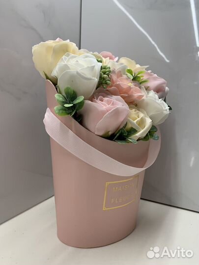 Декоративный мыльный букет