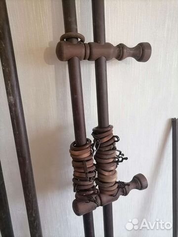 Багетка гардина из массива дерева