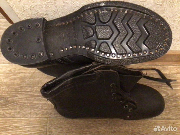 Берцы армейские кожаные гвоздевые размер 43-44