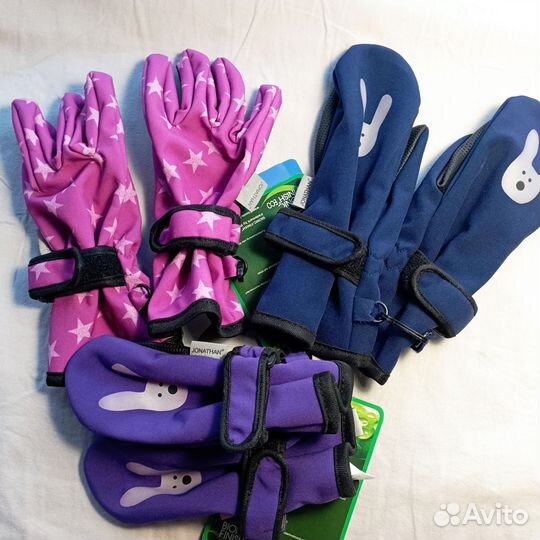 Перчатки/варежки jonathan softshel детские