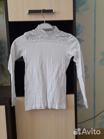 Блузка белая для девочек