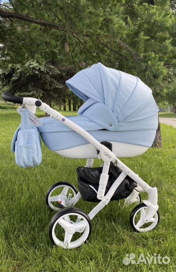 Коляска Adamex gloria deluxe 3 в 1 экокожа