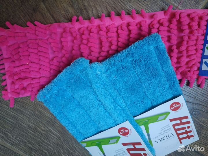 Сменная насадка для швабры 40*10 микрофибра 3 шт