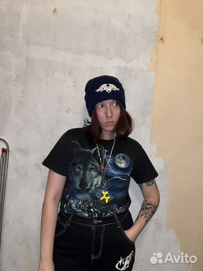 Y2k шапка с трайблом