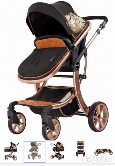 Коляска 2 в 1 Luxmom