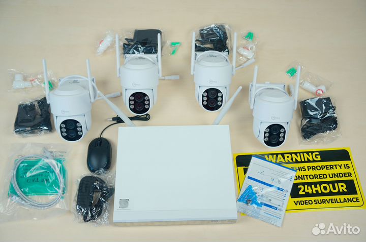 Беспроводная WI-FI система видеонаблюдения