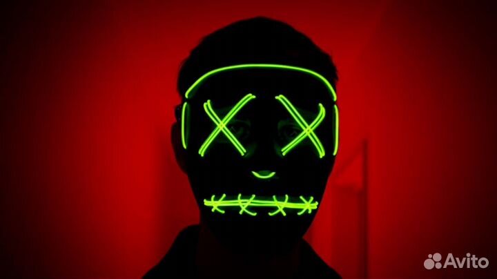 Неоновая маска Судная ночь