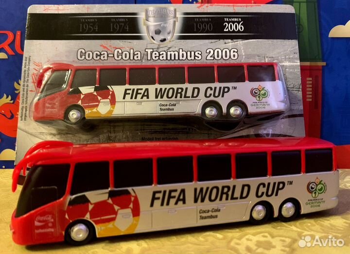 Коллекционный автобус Кока-кола Fifa Чм 2006