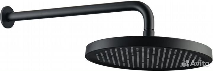 AQ2080MB верхний душ настенный 260мм, матовый чер