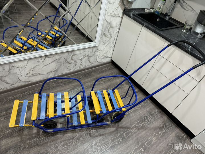 Санки коляска для двойни