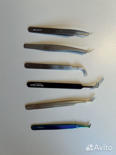 Пинцет для наращивания ресниц