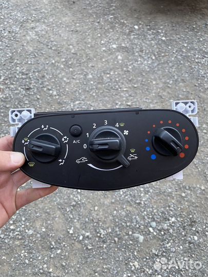 Блок управления печкой ларгус рено ниссан