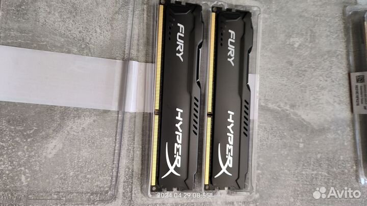 Kingston hyperx fury kit ddr3 16gb